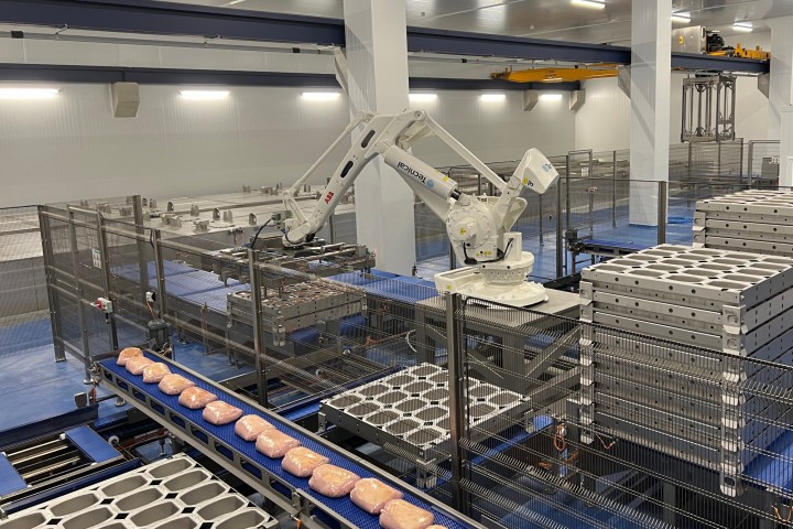 Linha Automática Integral de Cozedura de fiambre e bacon com Sistema de Multimoldes #2