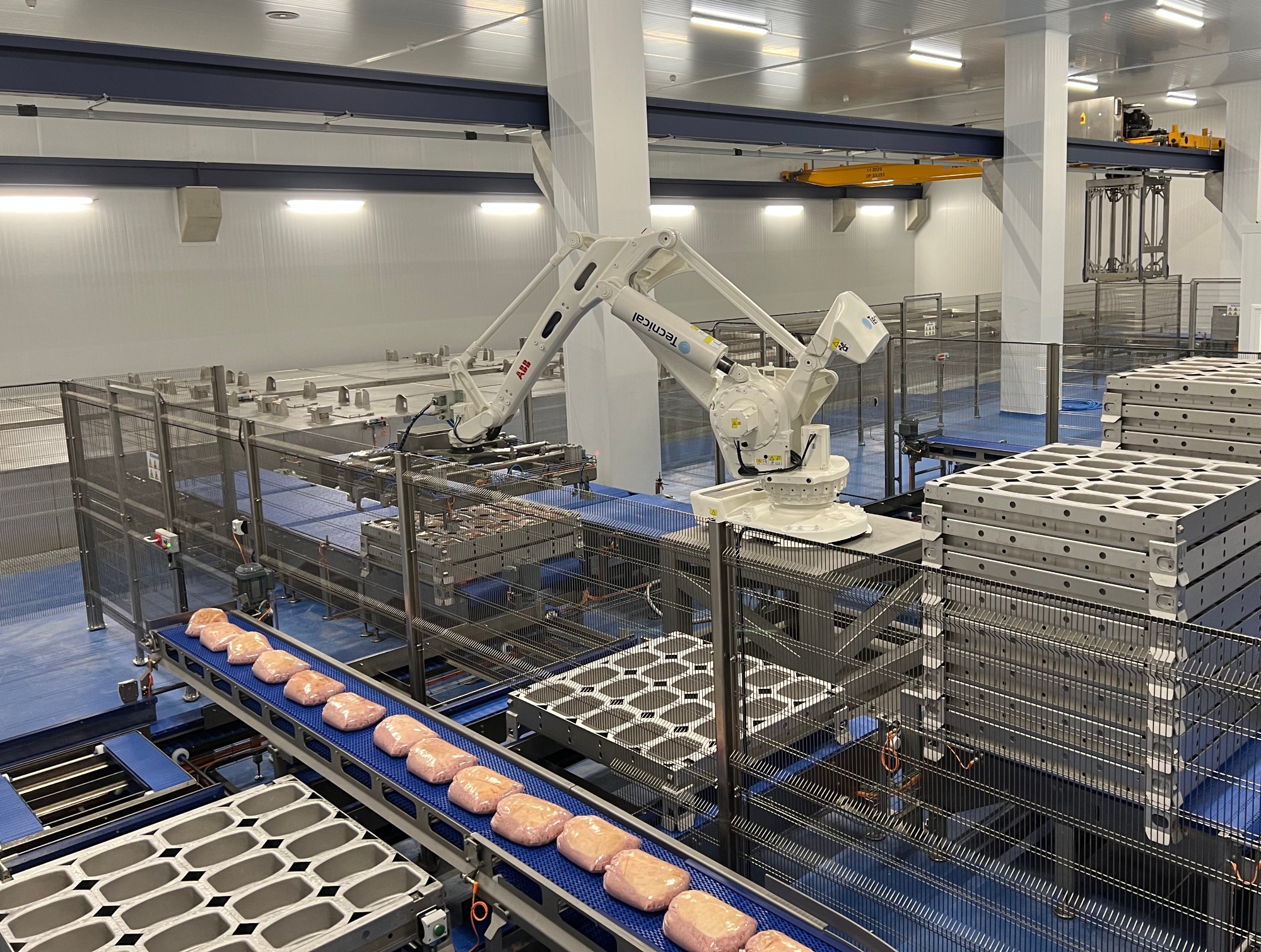Integral Automated Processed Meats Cooking Line with Multi-Mould System